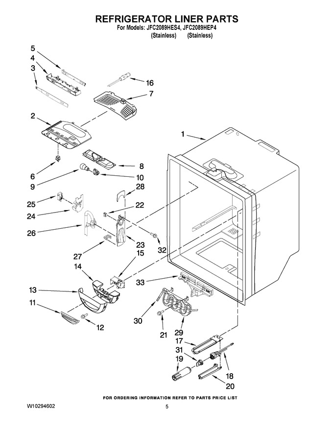 Diagram for JFC2089HES4