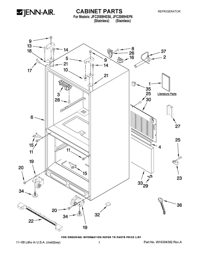 Diagram for JFC2089HES6