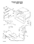 Diagram for 02 - Freezer Liner Parts