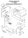 Diagram for 02 - Freezer Liner Parts