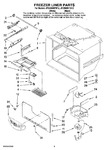 Diagram for 02 - Freezer Liner Parts