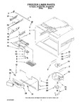 Diagram for 02 - Freezer Liner Parts