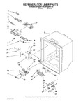 Diagram for 03 - Refrigerator Liner Parts