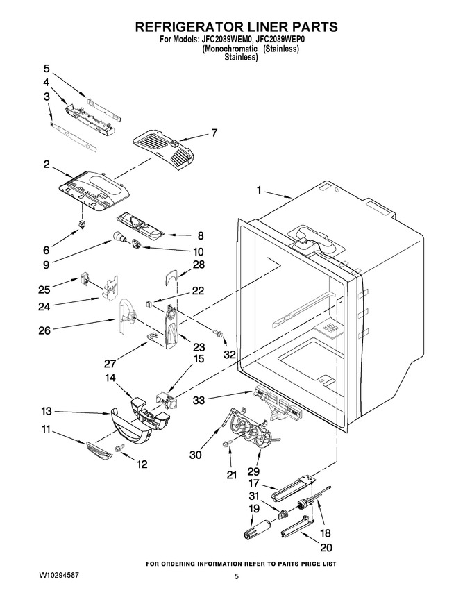 Diagram for JFC2089WEP0