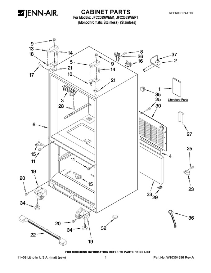 Diagram for JFC2089WEP1