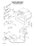 Diagram for 02 - Freezer Liner Parts