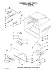 Diagram for 02 - Freezer Liner Parts