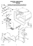 Diagram for 02 - Freezer Liner Parts