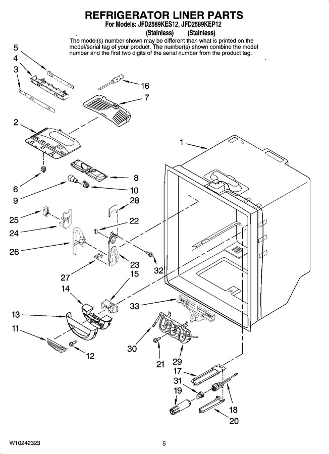 Diagram for JFD2589KEP12