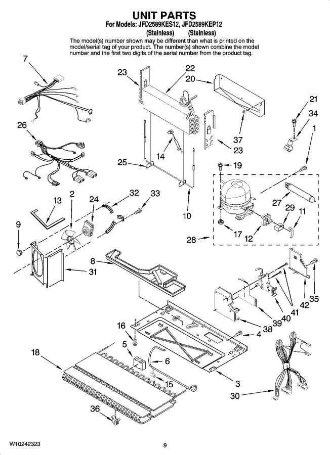 Diagram for JFD2589KES12