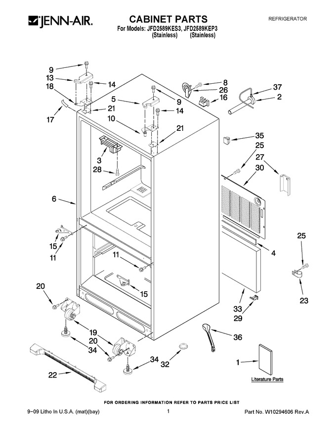 Diagram for JFD2589KES3