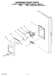 Diagram for 08 - Dispenser Front Parts