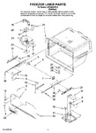 Diagram for 06 - Freezer Liner Parts