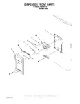 Diagram for 08 - Dispenser Front Parts