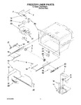 Diagram for 06 - Freezer Liner Parts