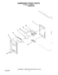 Diagram for 08 - Dispenser Front Parts