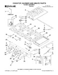 Diagram for 01 - Cooktop, Burner And Grate Parts