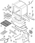 Diagram for 05 - Oven/base