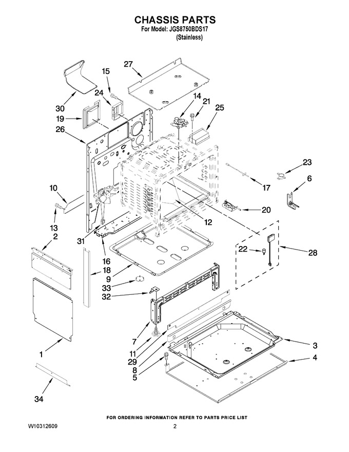 Diagram for JGS8750BDS17