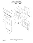 Diagram for 04 - Oven Door Parts