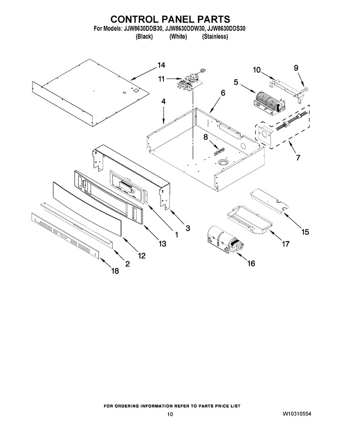 Diagram for JJW8630DDB30