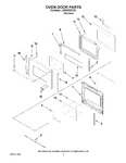 Diagram for 02 - Oven Door Parts