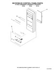 Diagram for 02 - Microwave Control Panel Parts