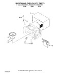 Diagram for 03 - Microwave Oven Cavity Parts