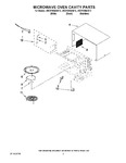 Diagram for 03 - Microwave Oven Cavity Parts