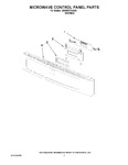 Diagram for 05 - Microwave Control Panel Parts