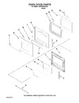 Diagram for 02 - Oven Door Parts