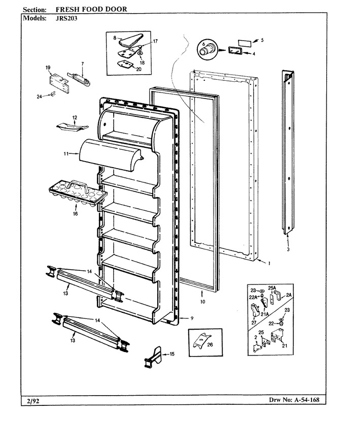 Diagram for JRS203 (BOM: AQ01B)