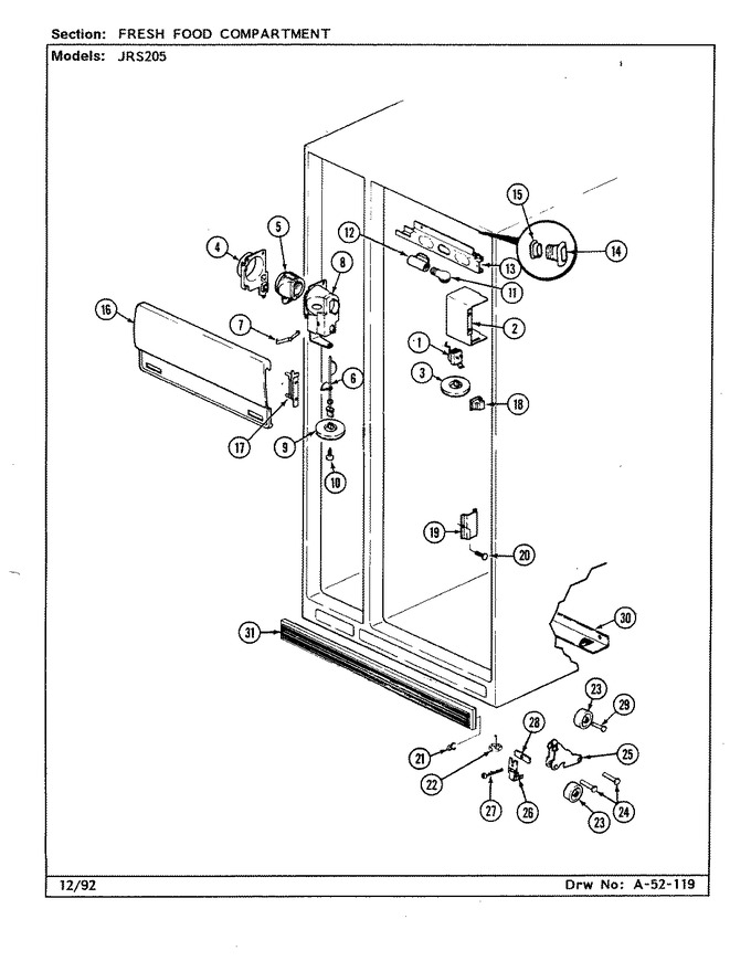 Diagram for JRS205W (BOM: DQ02A)