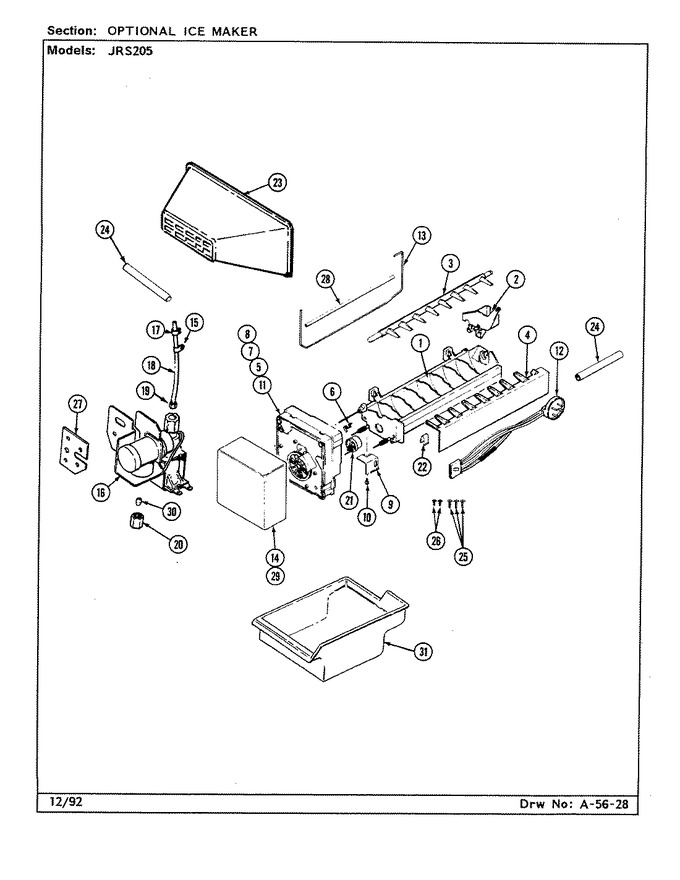 Diagram for JRS205W (BOM: DQ02A)