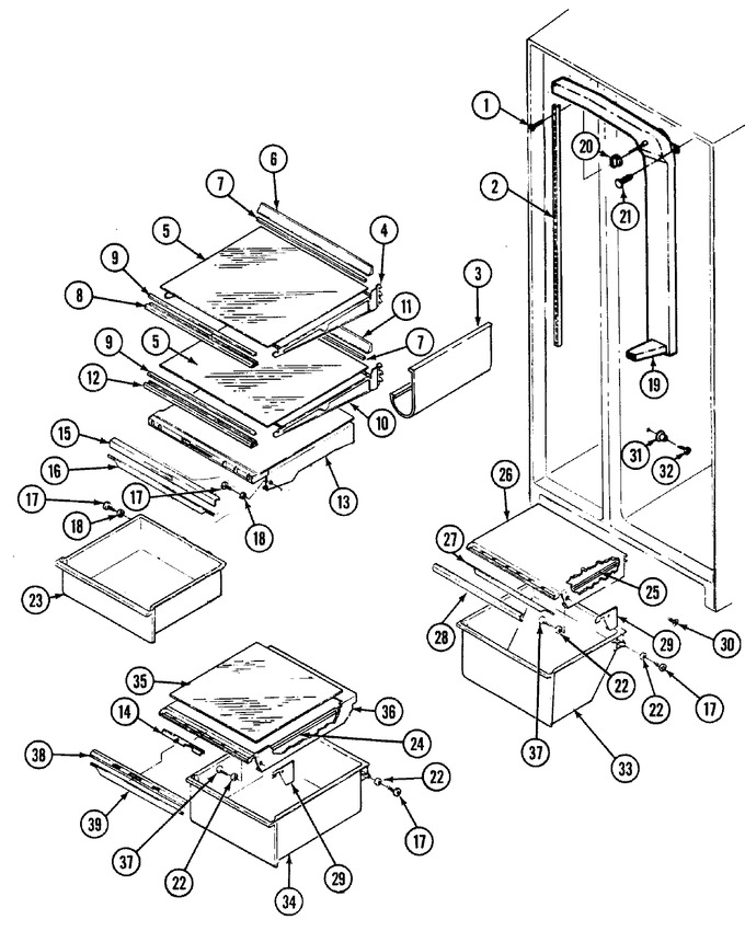 Diagram for JRSD227B (BOM: DQ34A)