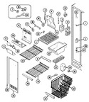 Diagram for 01 - Freezer Compartment