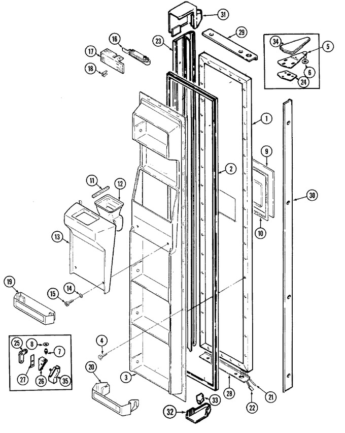 Diagram for JRSDE247W (BOM: DQ82A)