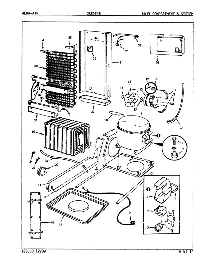 Diagram for JRSD245 (BOM: 9Q25A)