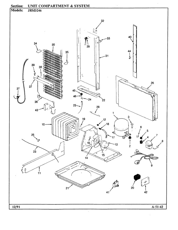 Diagram for JRSD246 (BOM: BQ82A)