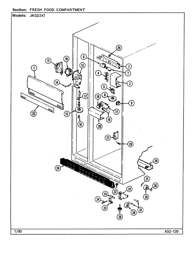 Diagram for JRSD247W (BOM: DQ81A)