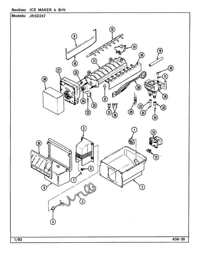 Diagram for JRSD247W (BOM: DQ81A)