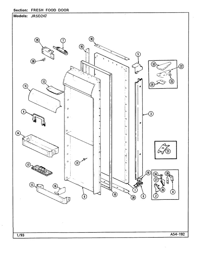 Diagram for JRSD247L (BOM: DQ85A)