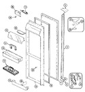 Diagram for 04 - Fresh Food Door