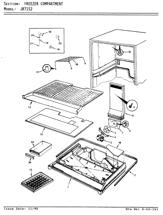 Diagram for JRT152 (BOM: AJ01A)