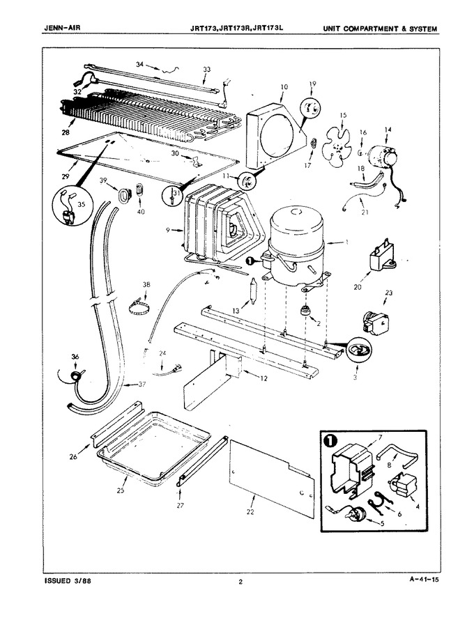 Diagram for JRT173 (BOM: 7C52A)