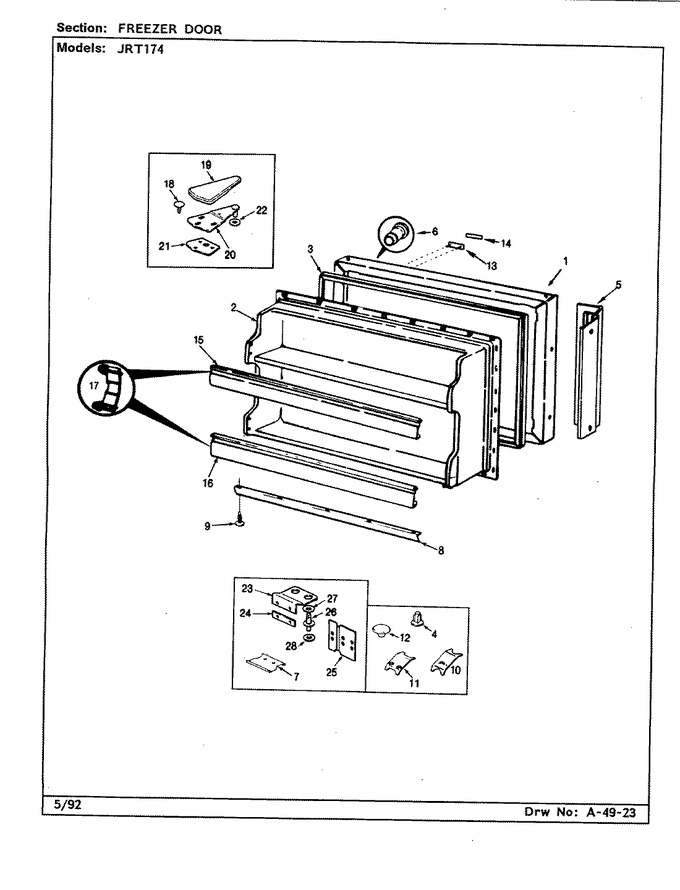 Diagram for JRT174L (BOM: CJ23A)