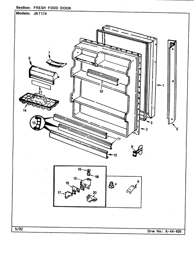 Diagram for JRT174W (BOM: CJ23A)