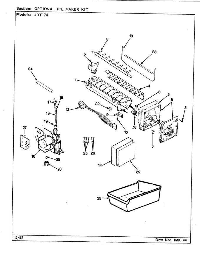 Diagram for JRT174 (BOM: CJ23A)