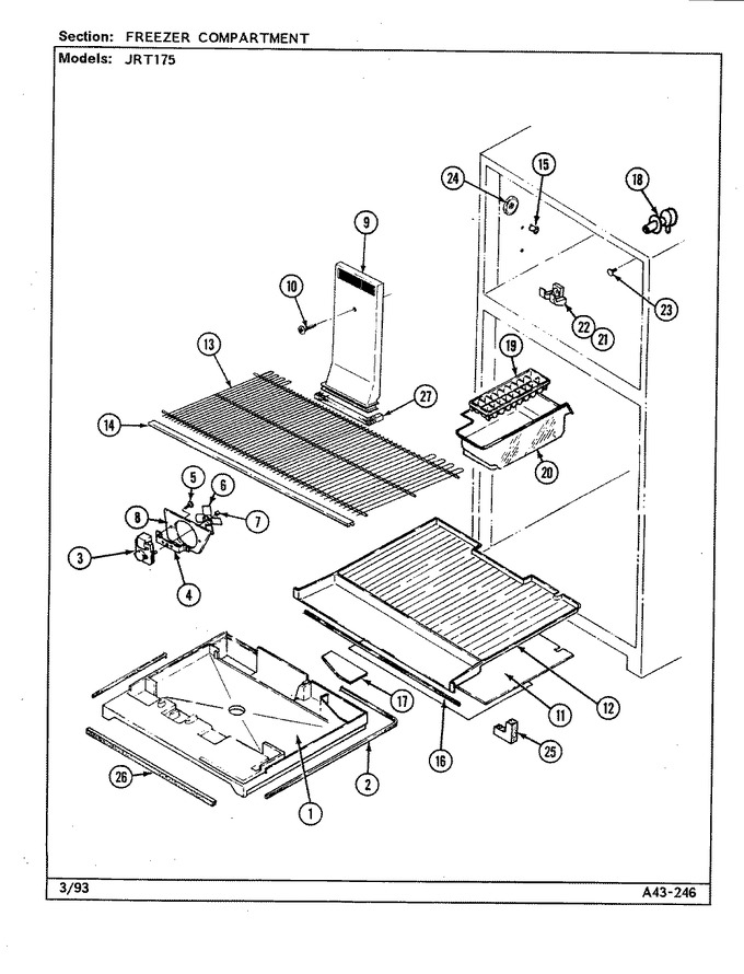 Diagram for JRT175W (BOM: DJ24A)