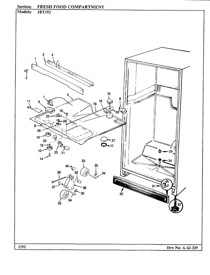 Diagram for JRT192 (BOM: BJ51C)